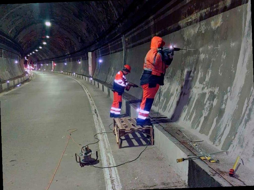 На Дублёре Курортного проспекта в Сочи начался ремонт тоннеля