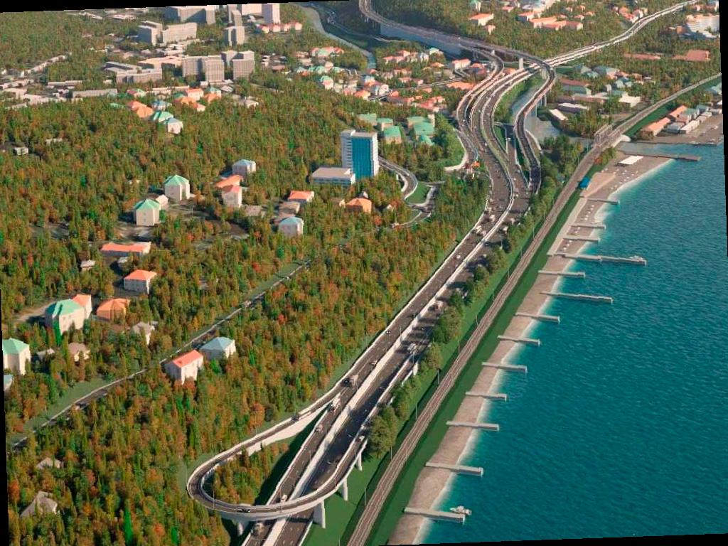 В Сочи начали строительство разворотной петли на обходе Адлера