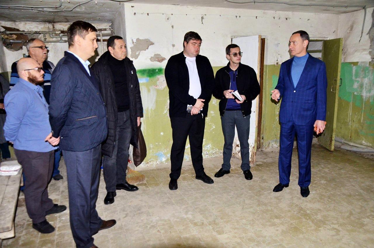 «Осмотр убежищ на улице Гагарина в Сочи»