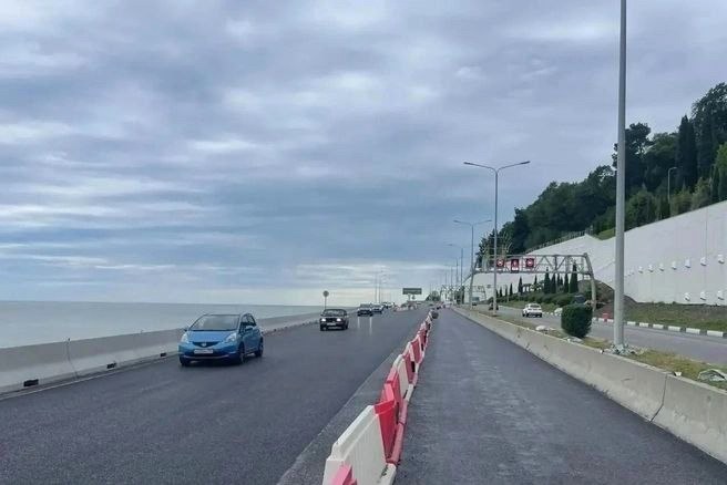 Открытие трассы Сочи–Адлер после ремонта в 1,5 года